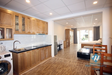 The 5-th floor studio located in Ba Dinh, Ha Noi is now available for rent 